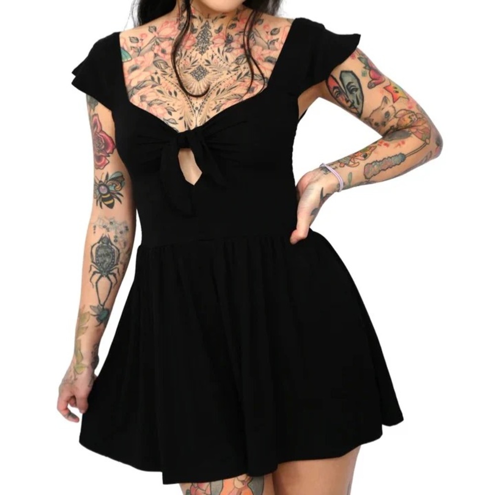 Foxblood Darling Black Romper